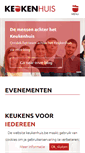 Mobile Screenshot of keukenhuis.be